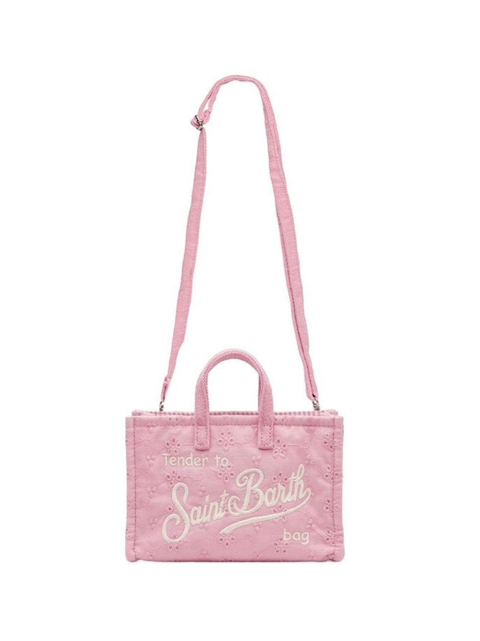 Phone Bag MC2 Saint Barth rosa con design sangallo<BR/> PHONE012 03025L MC2 SAINT BARTH 
