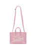 Phone Bag MC2 Saint Barth rosa con design sangallo