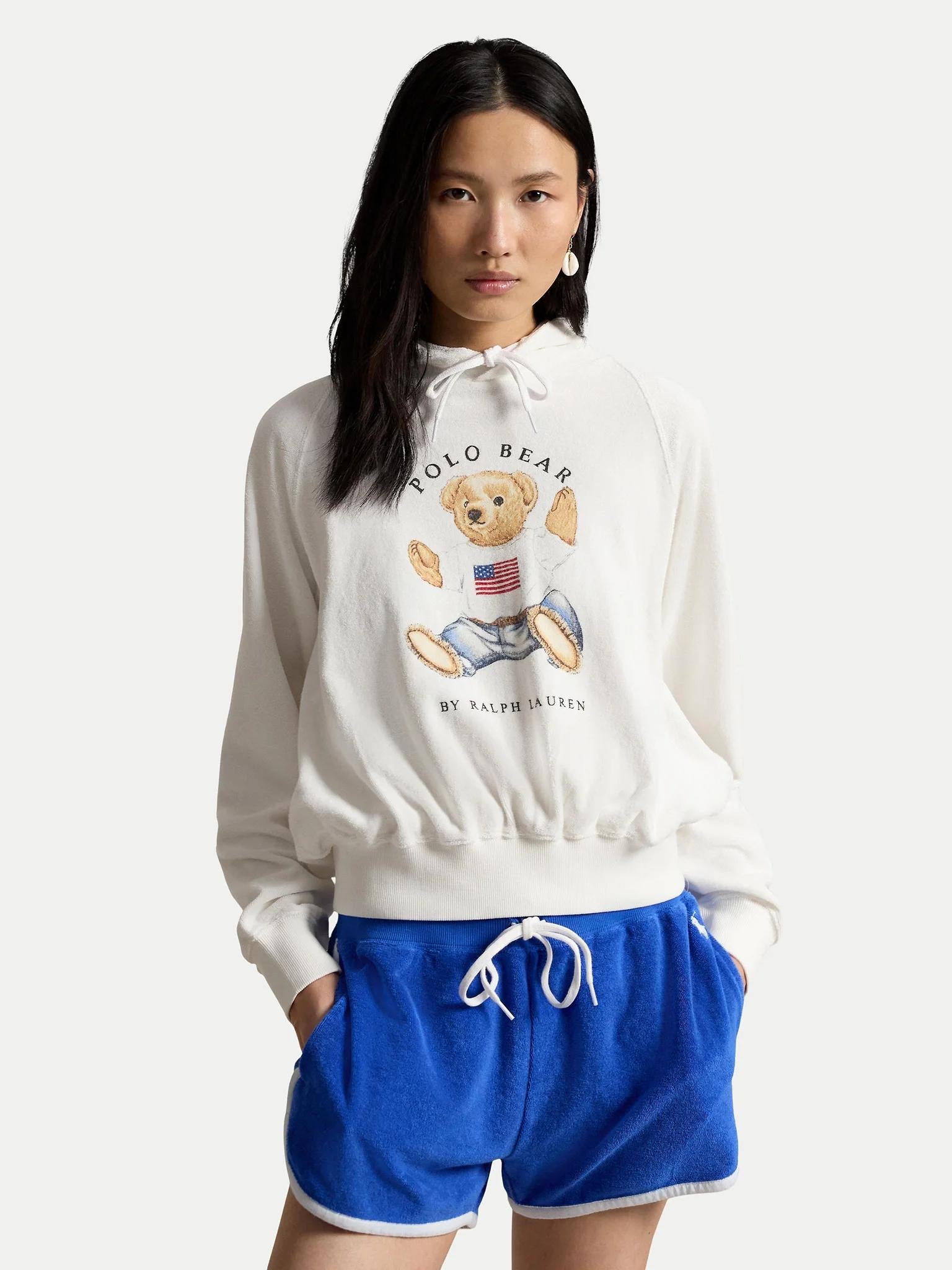 Felpa con cappuccio "Polo Bear" 211A12745 001 RALPH LAUREN 