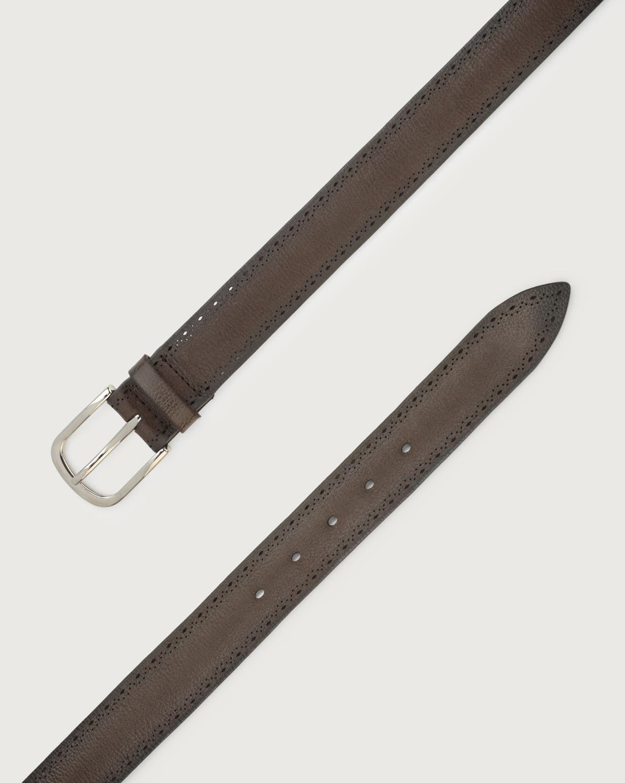 Cintuta uomo in cuoio Chevrette