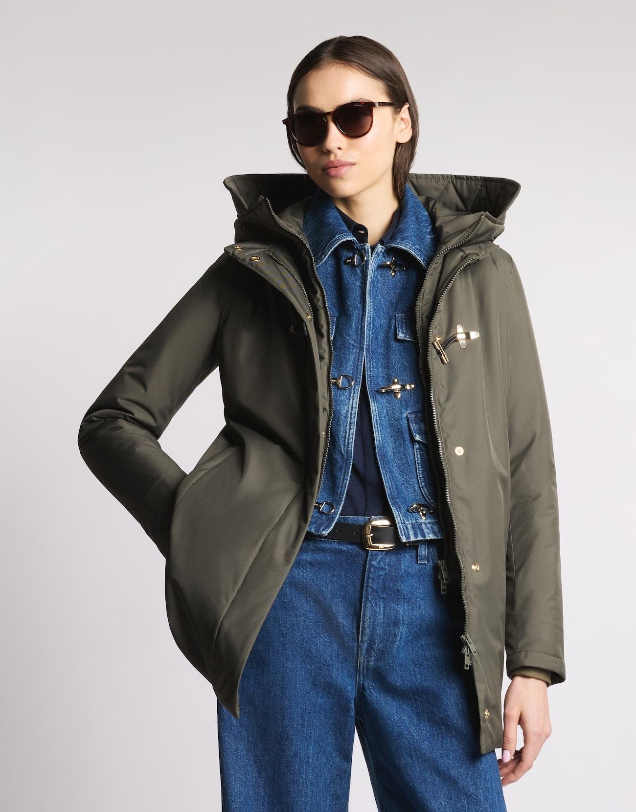 Toggle Coat in Gabardine Tecnico NAW59513830ZXE V805 FAY 