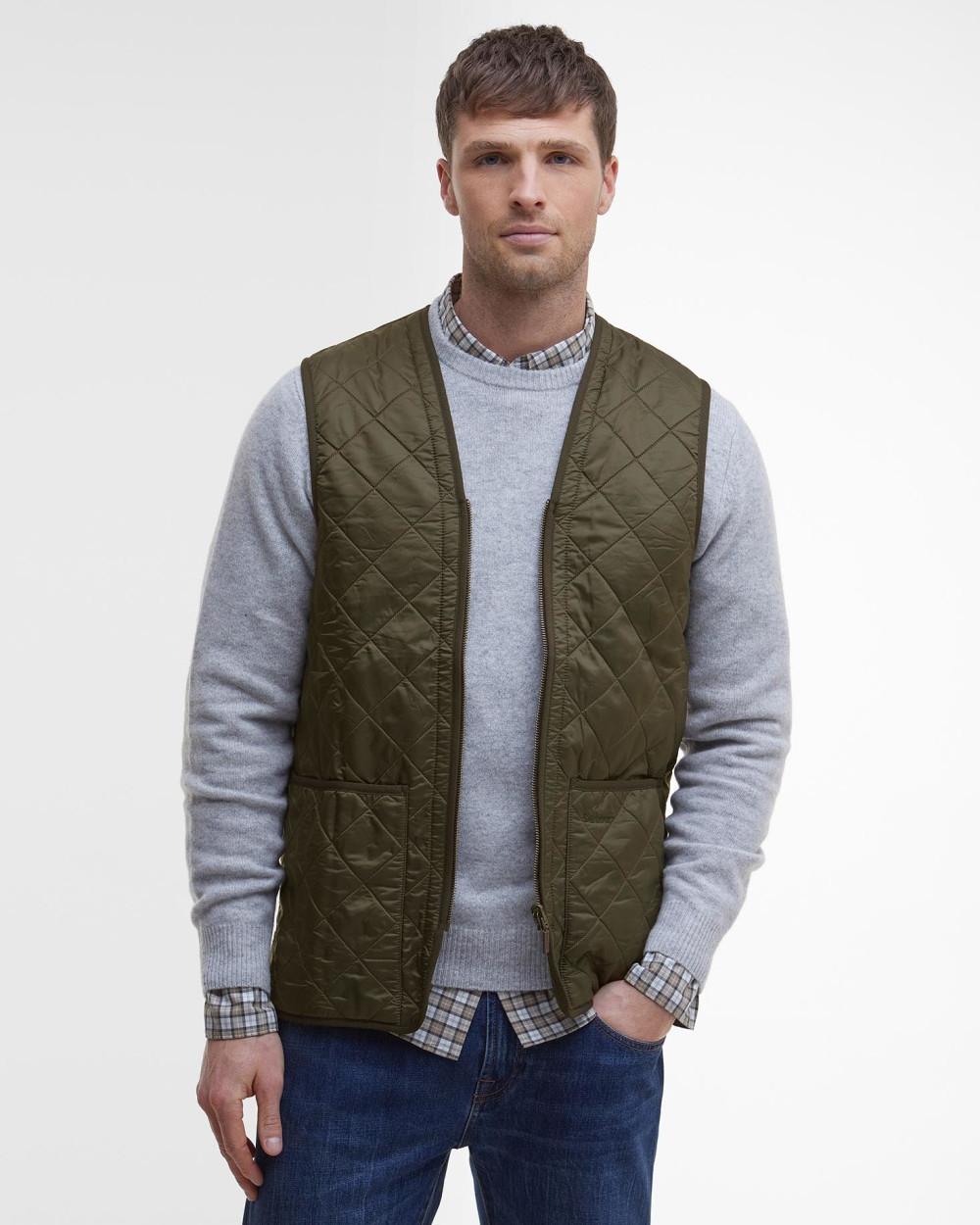 Gilet trapuntato in tessuto tecnico Polarquilt MLI0002 OL91 BARBOUR 