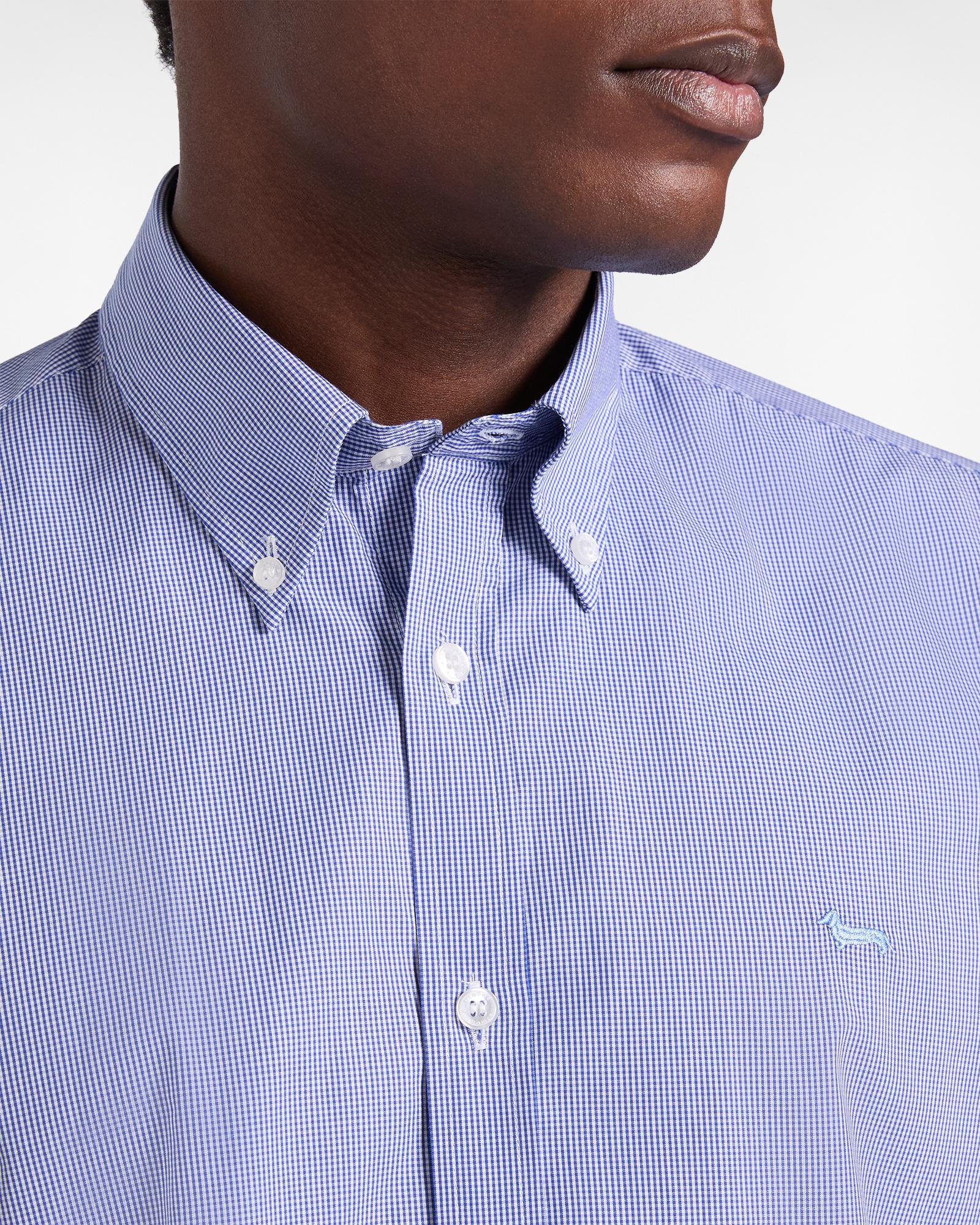 Camicie micro check regular fit<BR/> CRQ074013438B 801 HARMONT & BLAINE 
