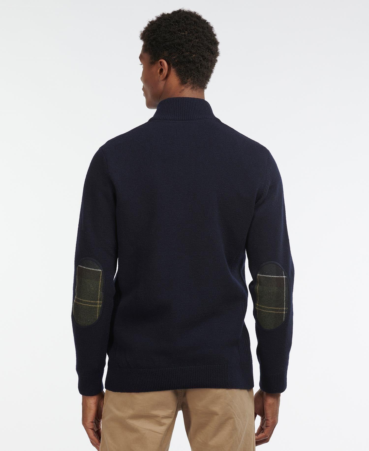 Maglione uomo mezza zip in lana