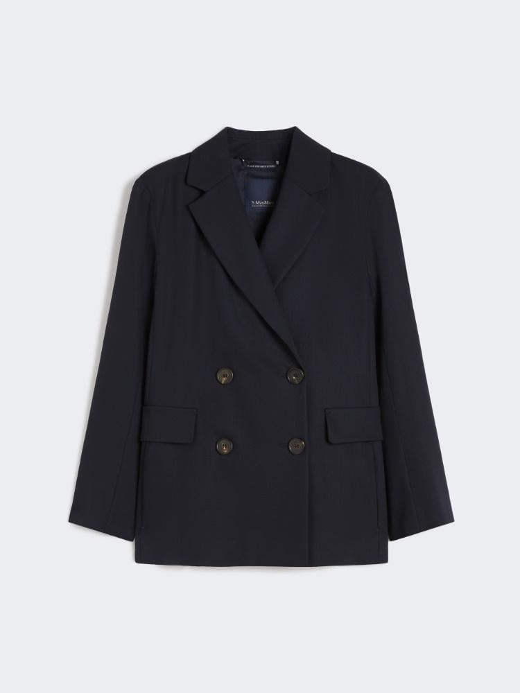 Blazer doppiopetto in lana crêpe ESTER 001 S MAX MARA 