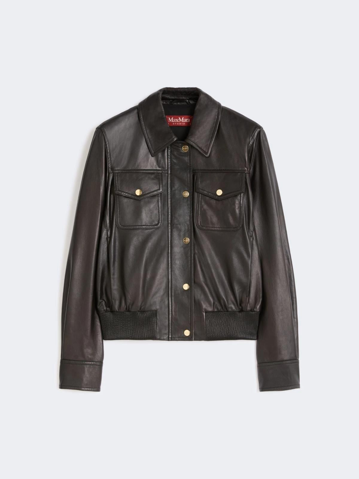 MSTBIADA <BR/>Giacca in pelle MSTBIADA 003 MAX MARA STUDIO 