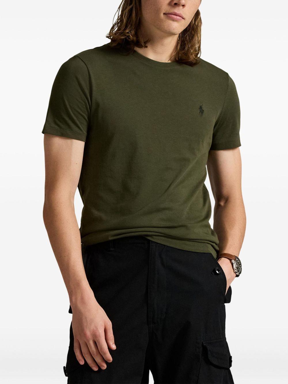 T-shirt in cotone mezza manica 710671438 180 RALPH LAUREN 