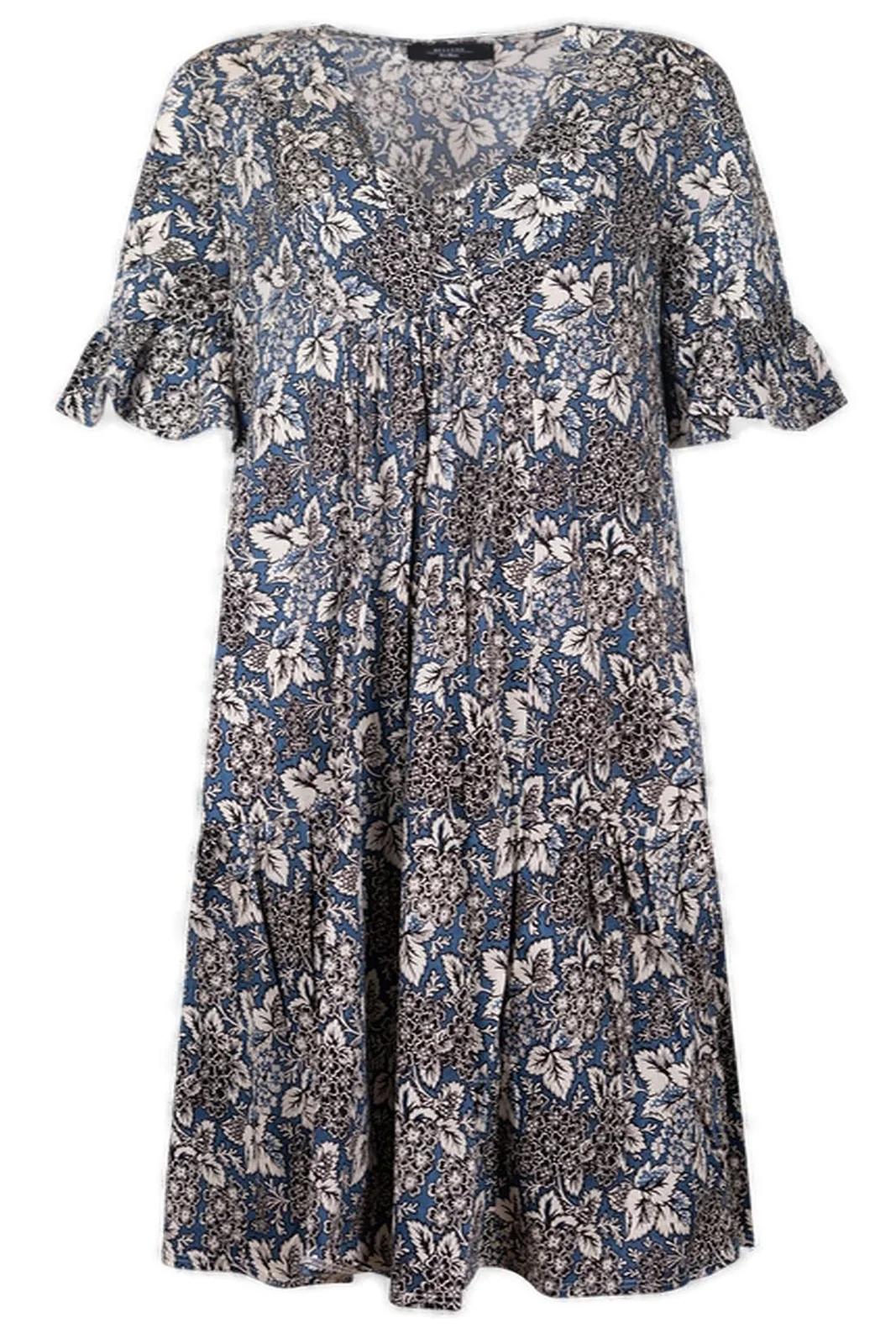 Abito in jersey di cotone stampato WKDFUOCO 001 WEEKEND 