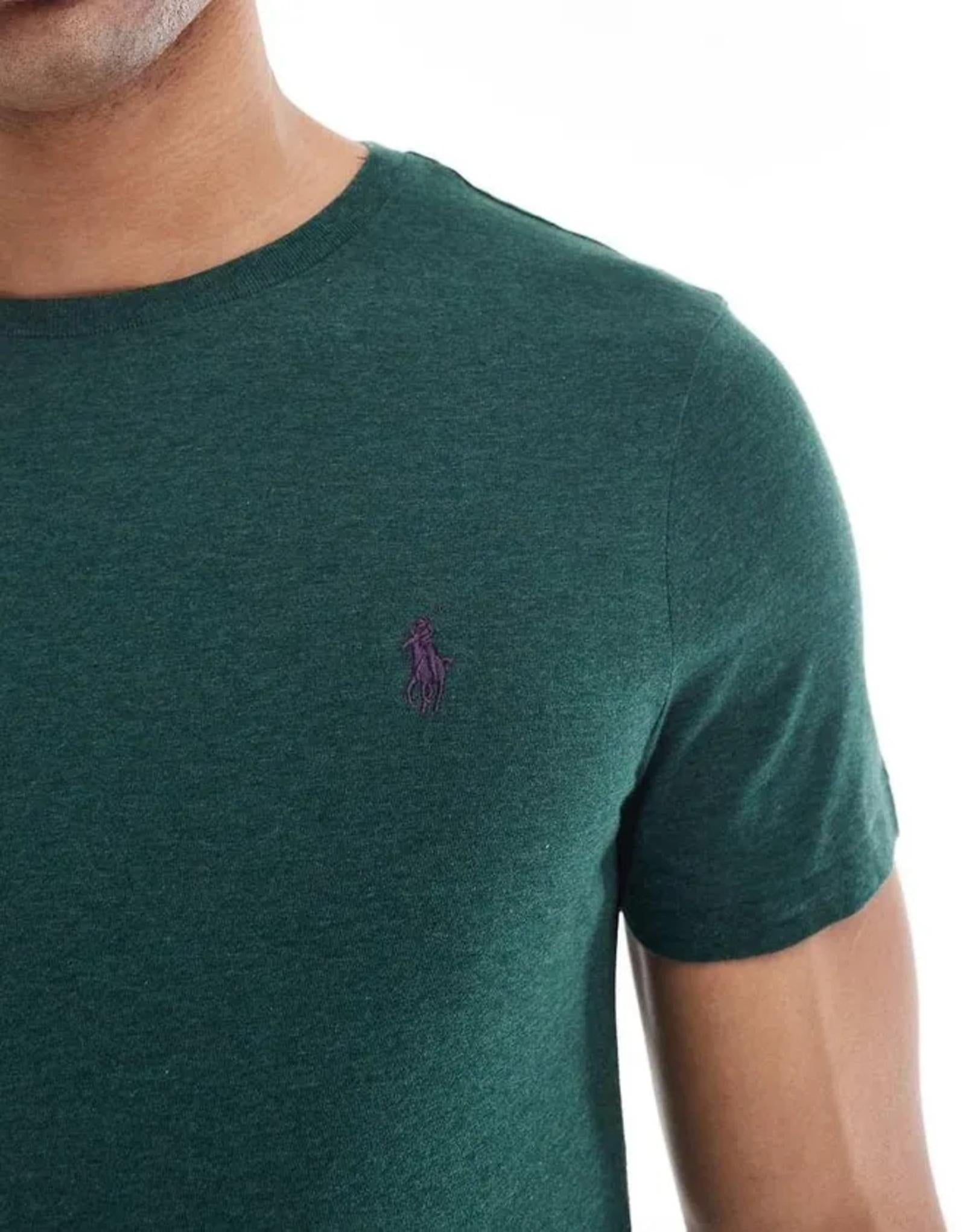 T-shirt in cotone mezza manica 710671438 460 RALPH LAUREN 