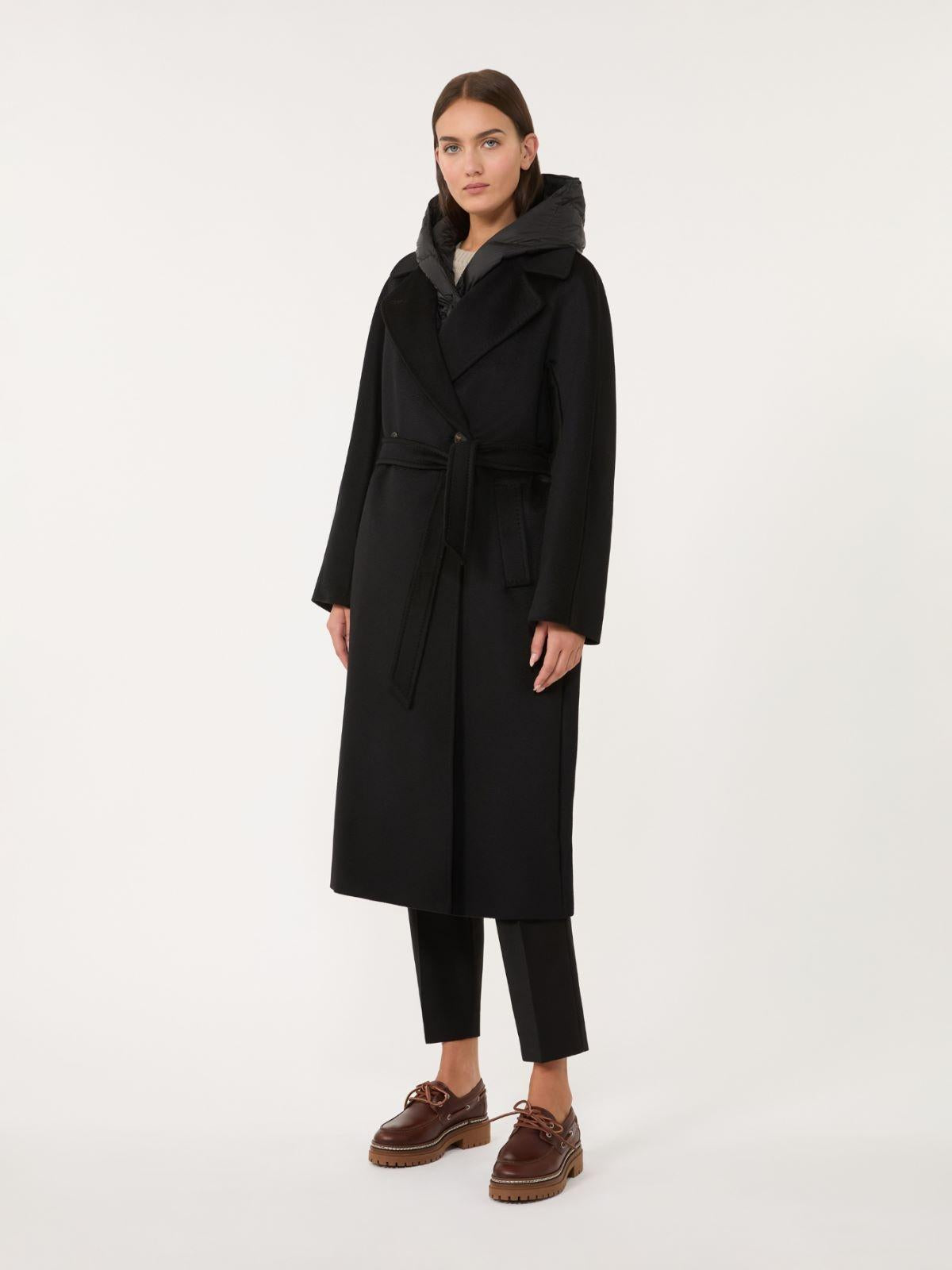 Cappotto midi doppiopetto in lana RESINA 013 WEEKEND 