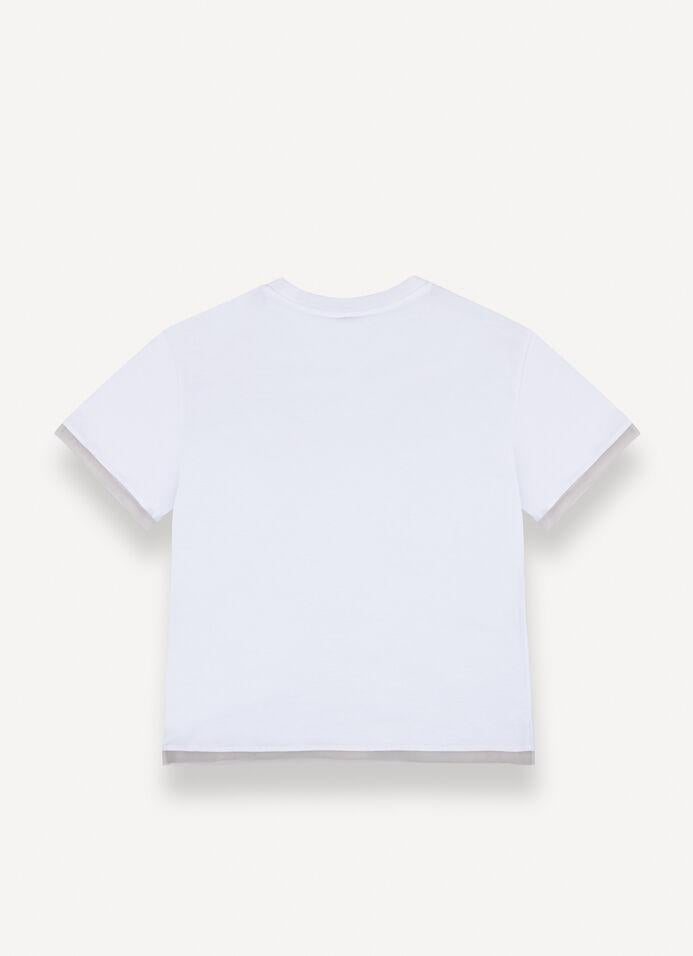 T-shirt con dettagli in tulle 86746SH 001 COLMAR 