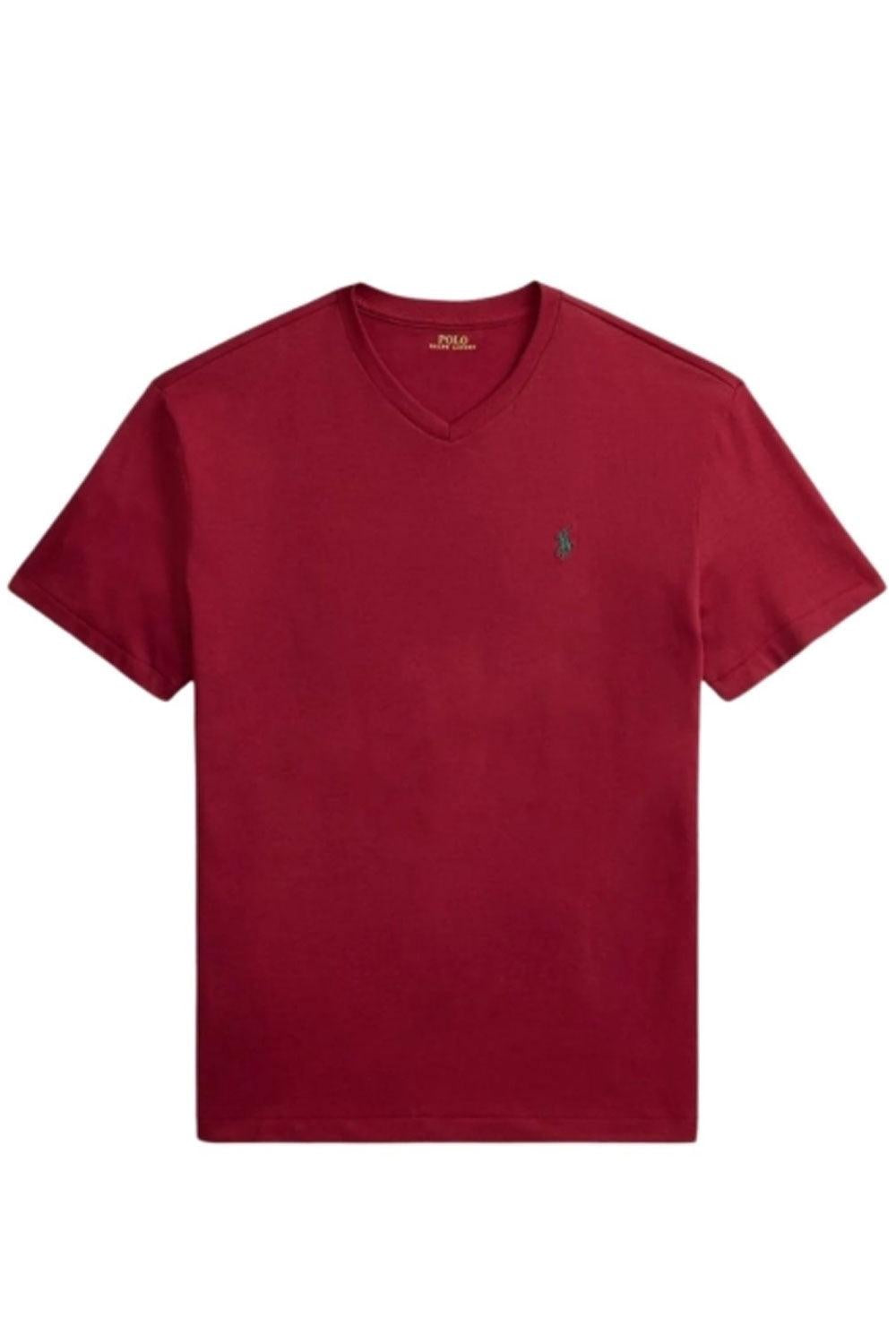 POLO RALPH LAUREN Maglietta in jersey scollo a V<BR/> 710671452 522 RALPH LAUREN 