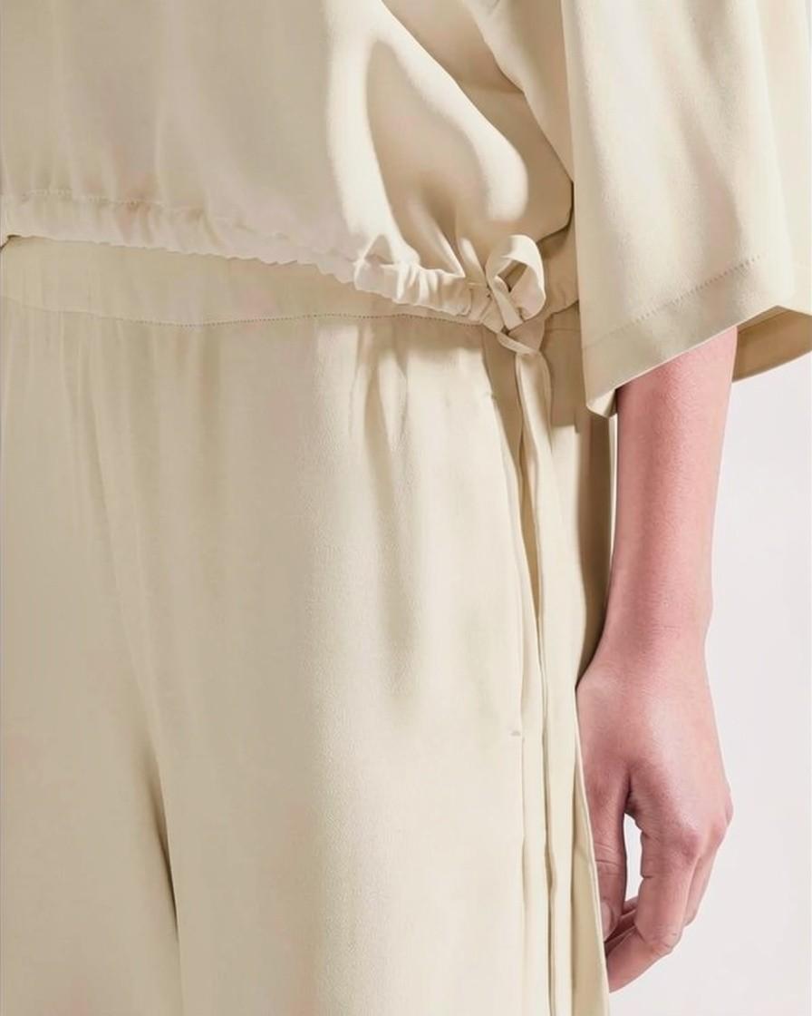 Blusa in cady crêpe viscosa<BR/> CA1522460206 006 SEVENTY 