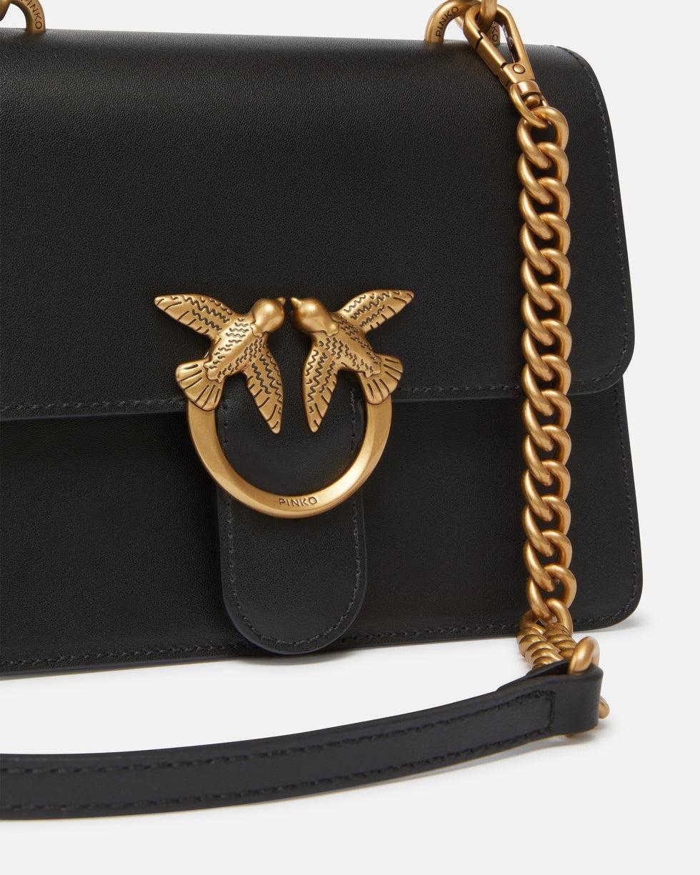 Borsa mini a mano Love Bag Top Handle in pelle<BR/> 100071A0F1 Z99Q PINKO 