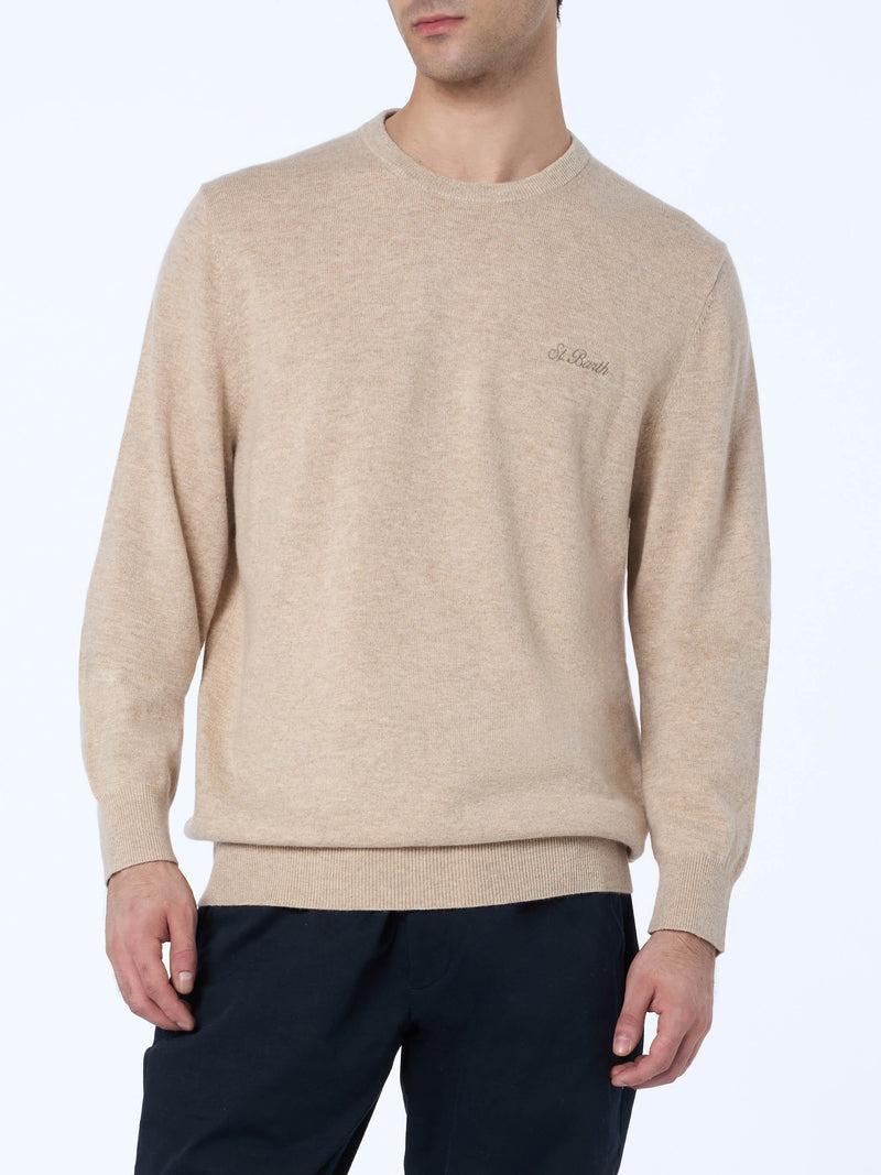 Maglione uomo girocollo in misto cashmere Regent