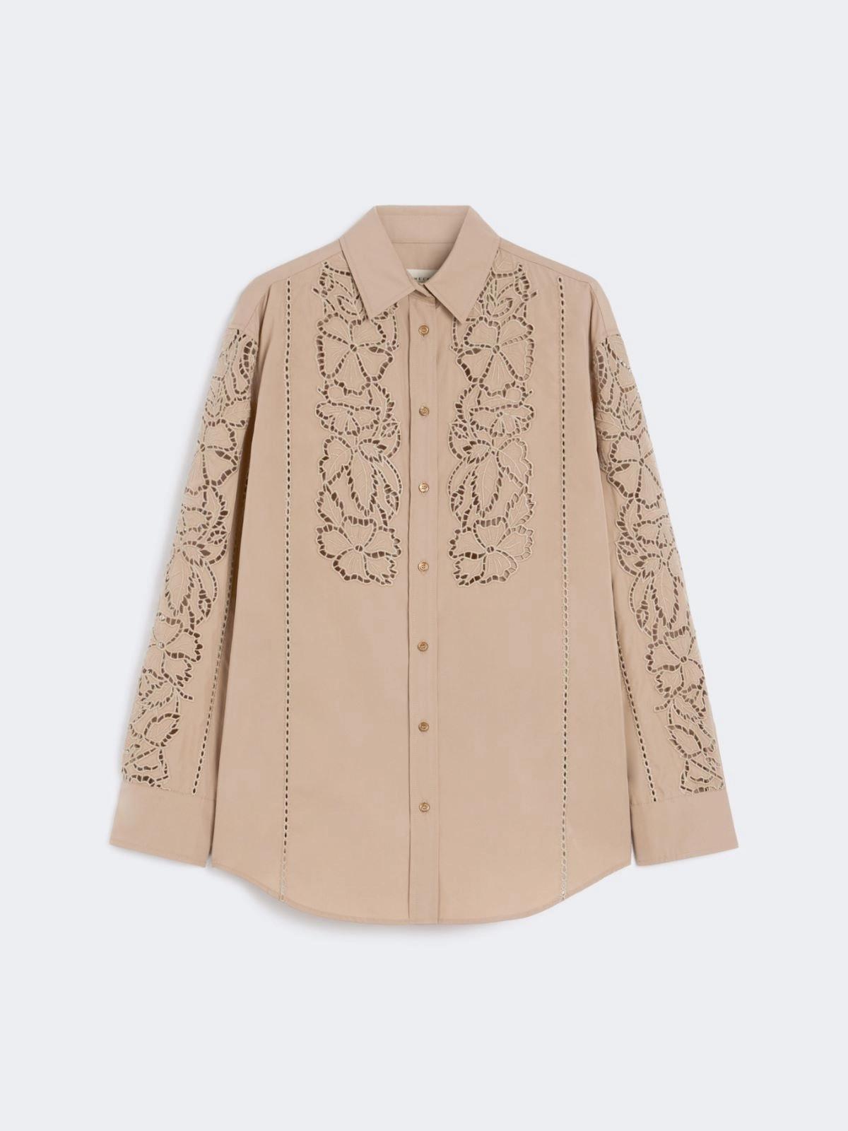 Camicia morbida in popeline ricamato ELMI 001 WEEKEND 