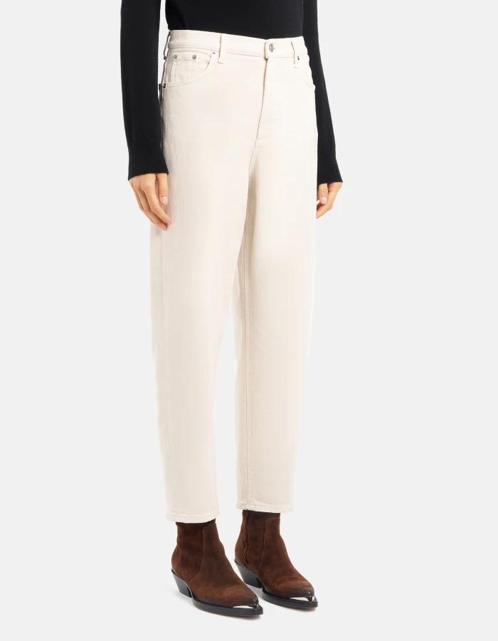 Jeans Bessie loose in bull stretch<BR/> DP784BSE037KPT 005 DONDUP 