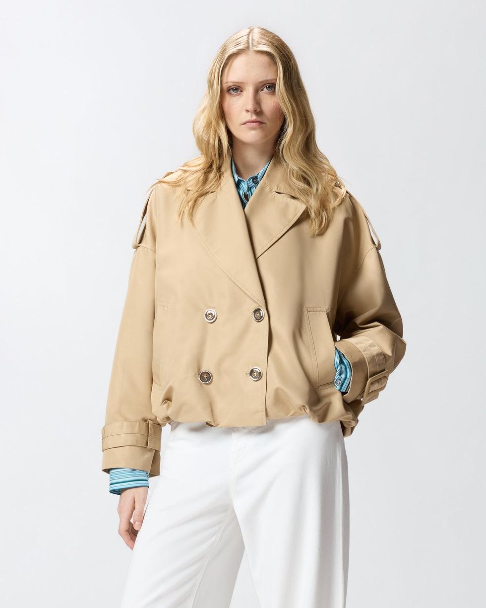 Trench corto doppiopetto<BR/> 106325A1PR D41 PINKO 
