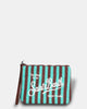Pochette Aline in spugna con motivo a righe