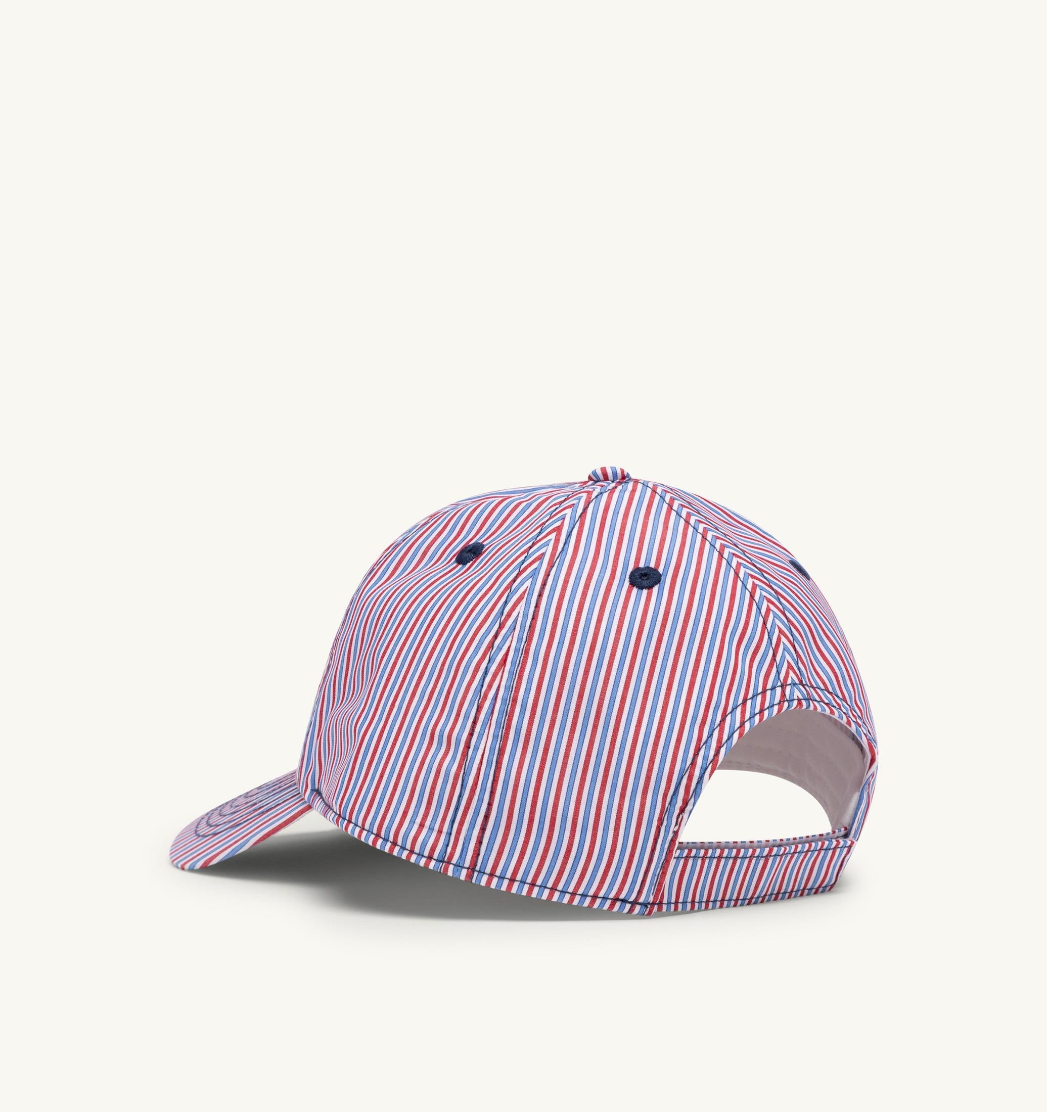 CAPPELLO BASEBALL IN COTONE A RIGHE UNISEX<BR/> ACPU 075T AUTRY ACTION SHOES 