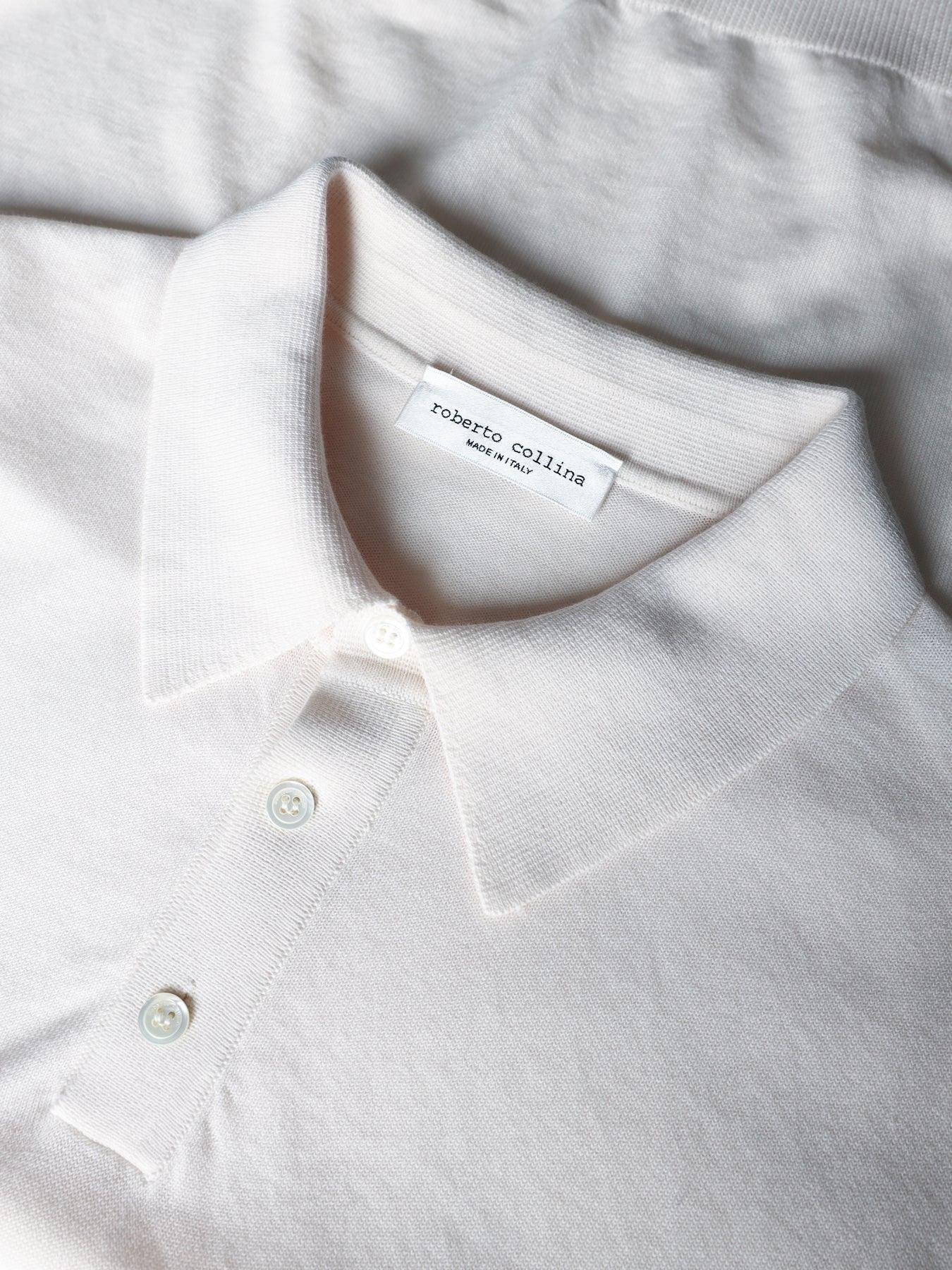 Polo in cotone regular<BR/> 261MYA10024 02 ROBERTO COLLINA 