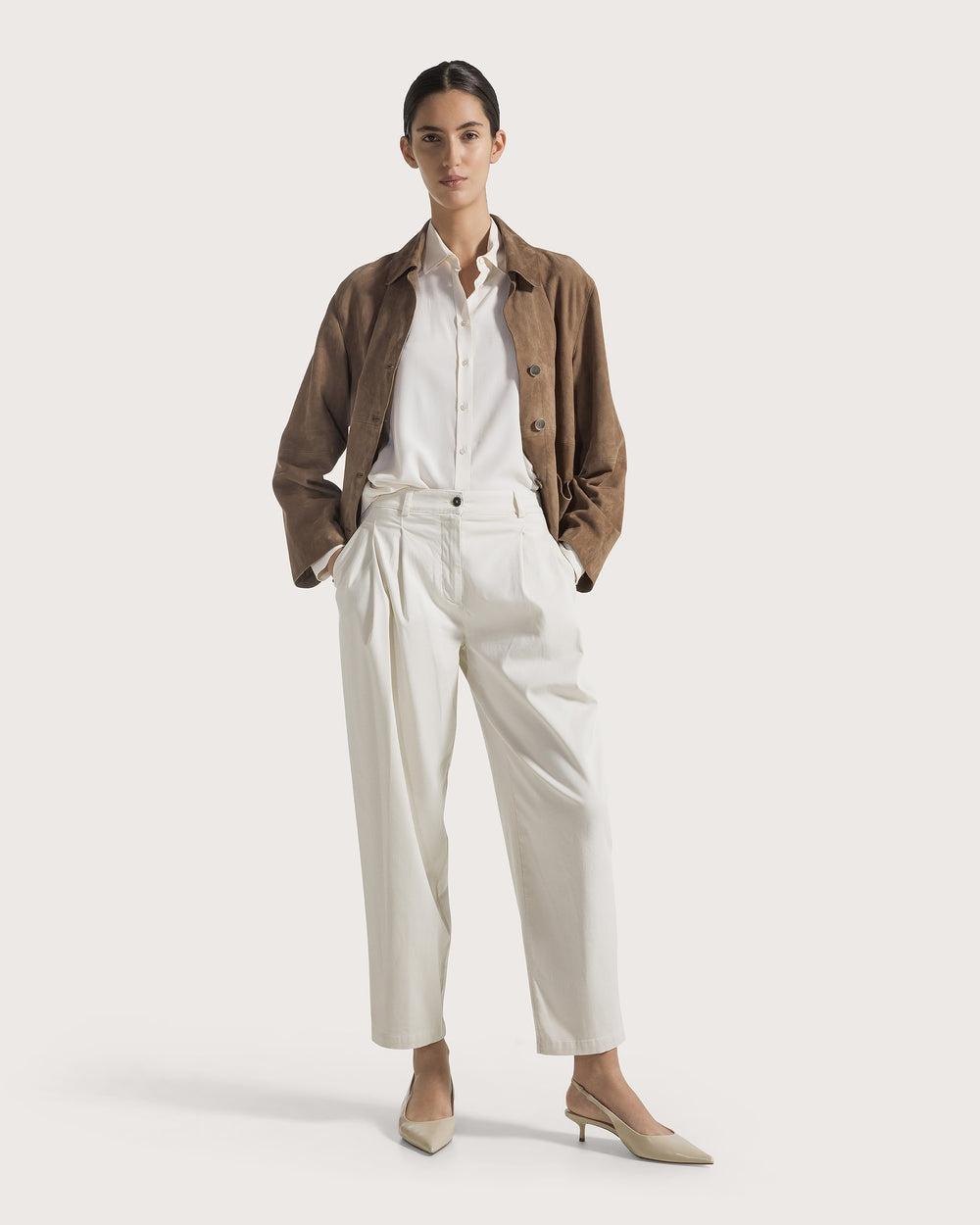 Camicia fit aderente in misto seta CA1411460090 006 SEVENTY 