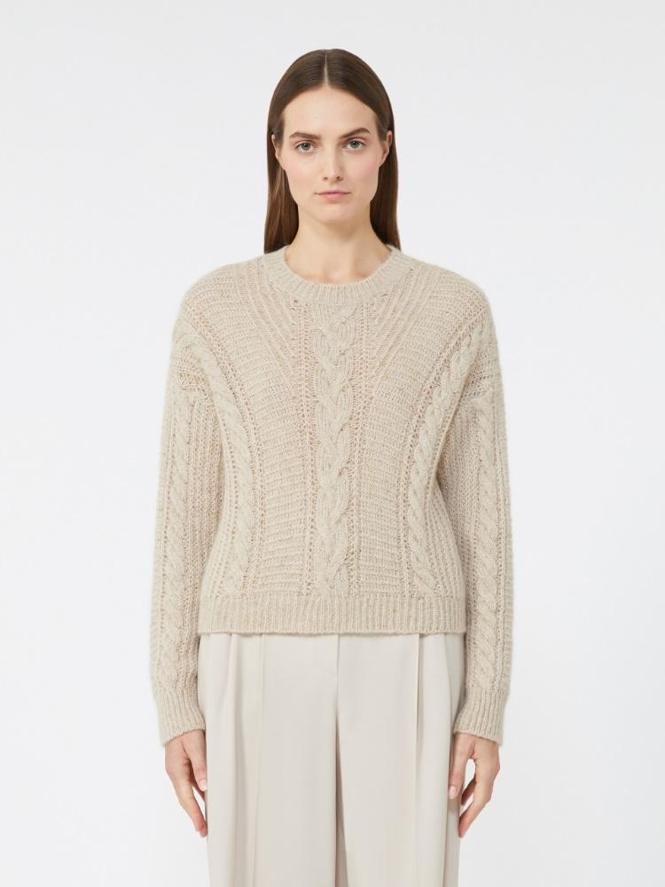Maglia boxy in mista alpaca CRASSO 001 MAX MARA STUDIO 