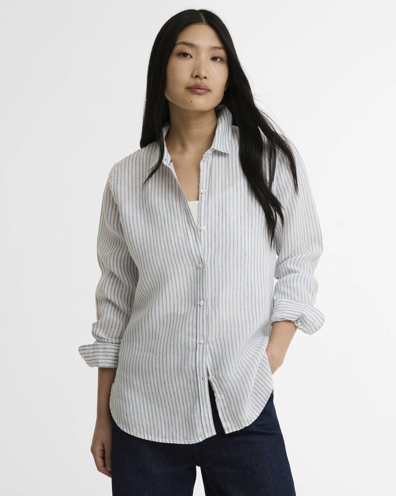 Camicia a maniche lunghe Marine dalla vestibilità comoda<BR/> LSH1315LSH BL27 BARBOUR 