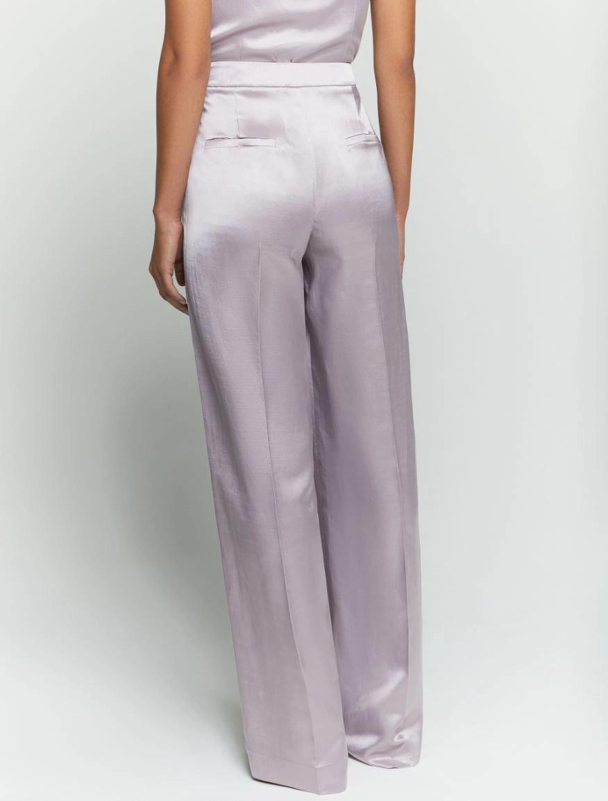 Pantaloni a gamba larga in misto viscosa