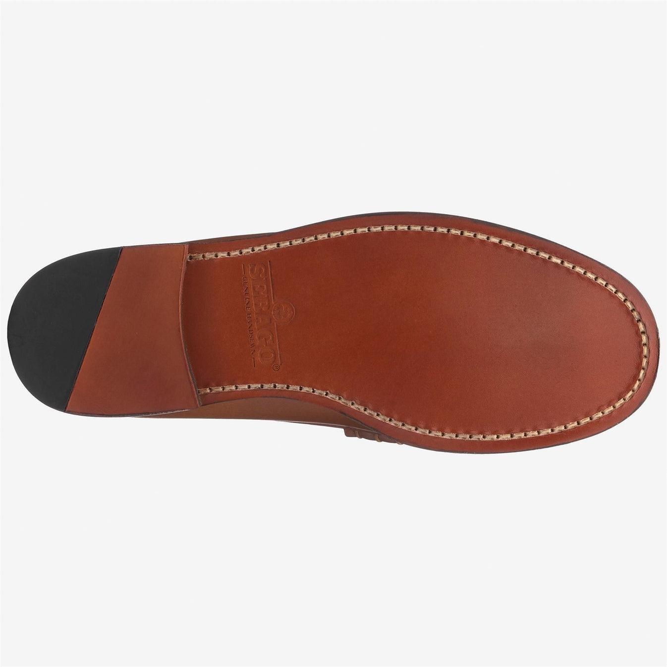JOE MODENA WOMAN<BR/>Mocassini artigianali in pelle marrone da donna con dettaglio morsetto 741313W 900 SEBAGO 