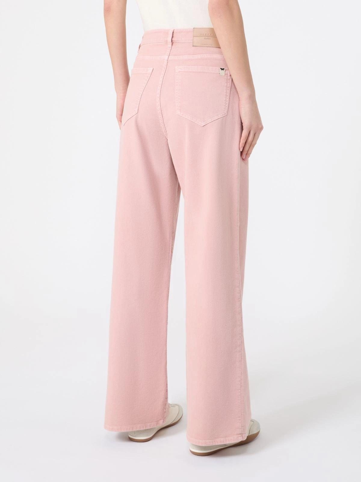 WKDMEDINA<BR/>Pantalone wide leg in drill di cotone WKDMEDINA 005 WEEKEND 