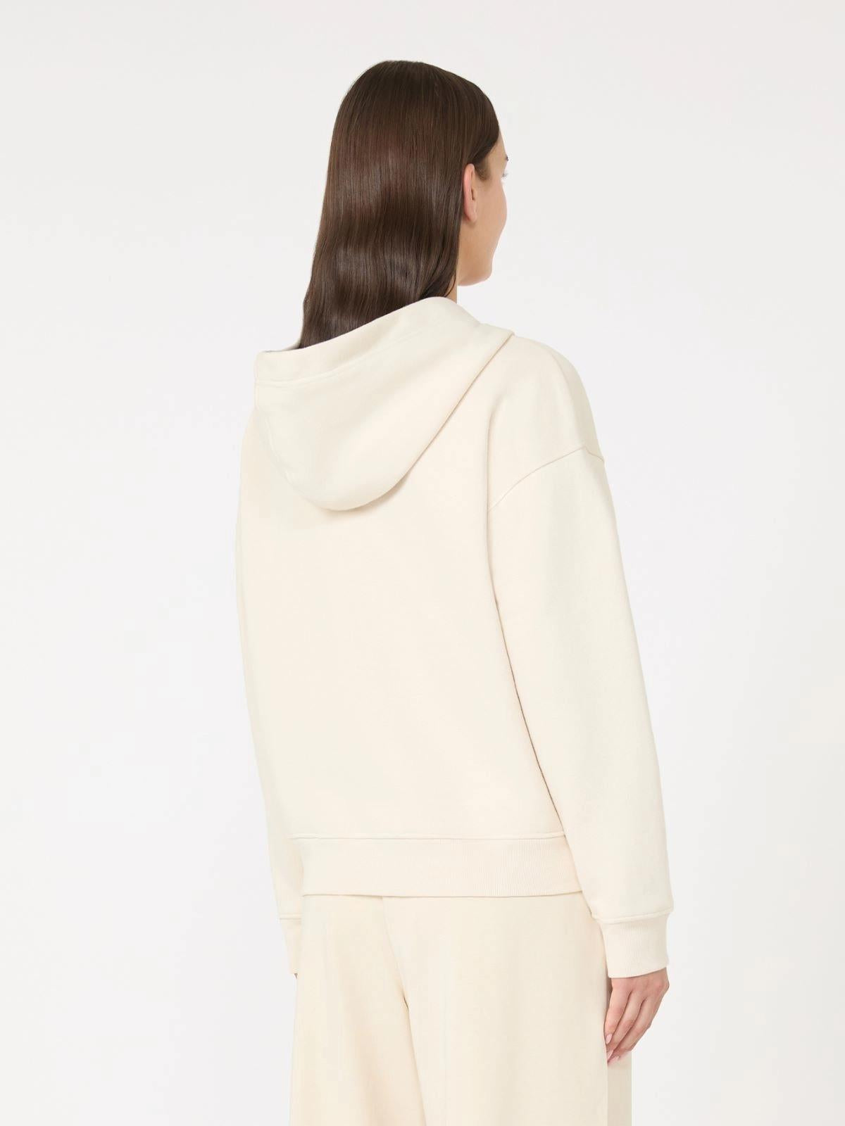 Felpa con zip in cotone CANE 001 WEEKEND 