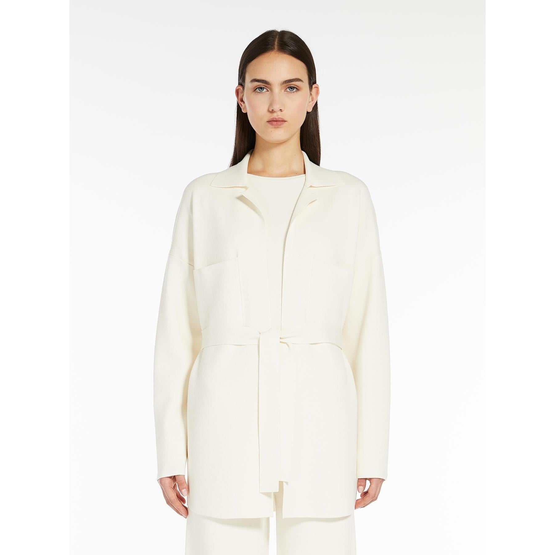 Cardigan donna in misto viscosa a vestaglia AQUILE 001 MAX MARA STUDIO 