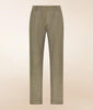MITTEPantaloni tapered fit con elastico e coulisse in tela leggera di puro lino
