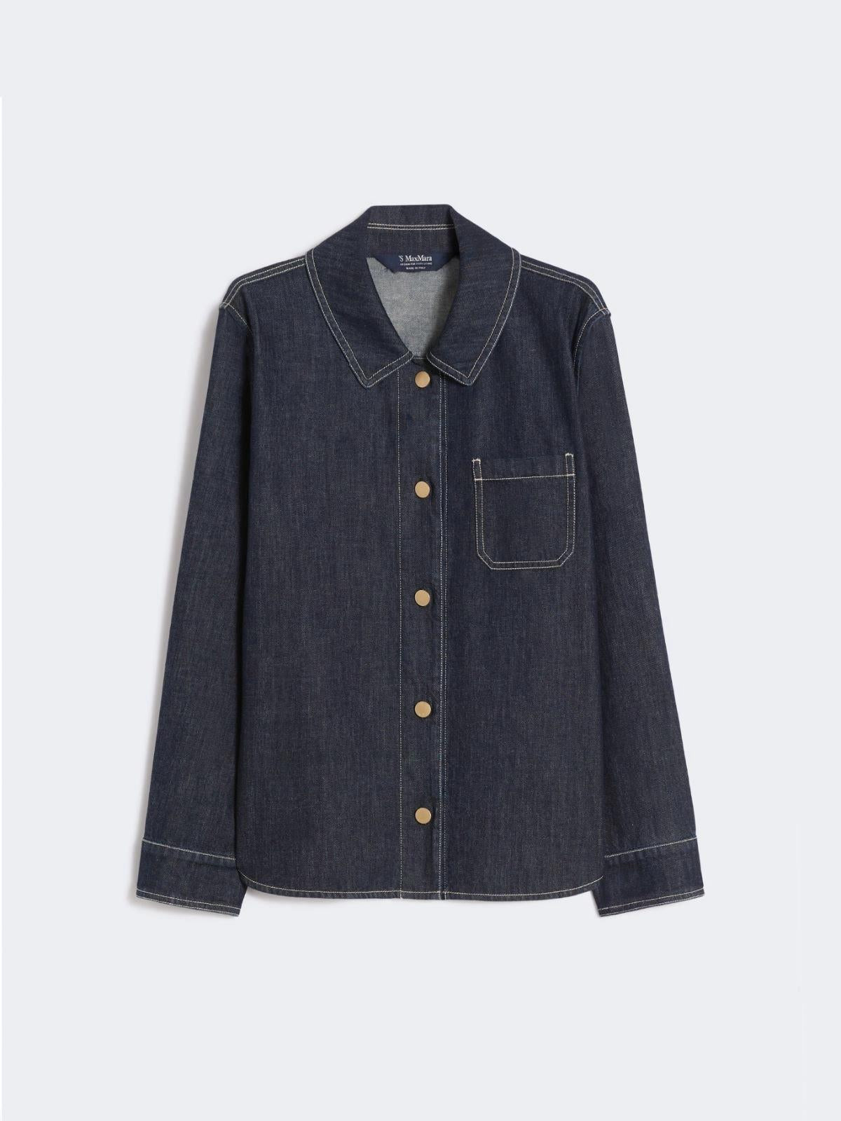 SMMENFASI<BR/>Camicia in denim di cotone SMMENFASI 001 S MAX MARA 