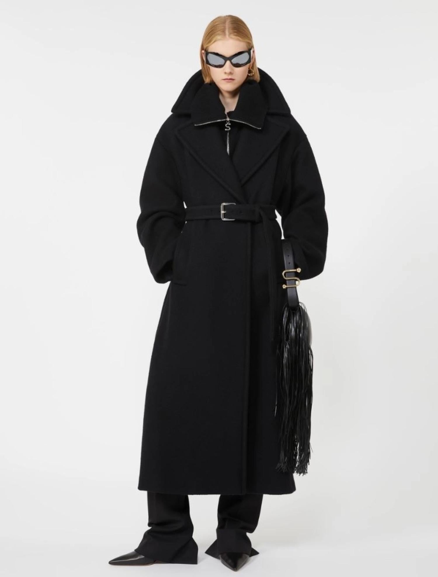 Cappotto in double di pura lana ZEBRA 004 SPORTMAX 