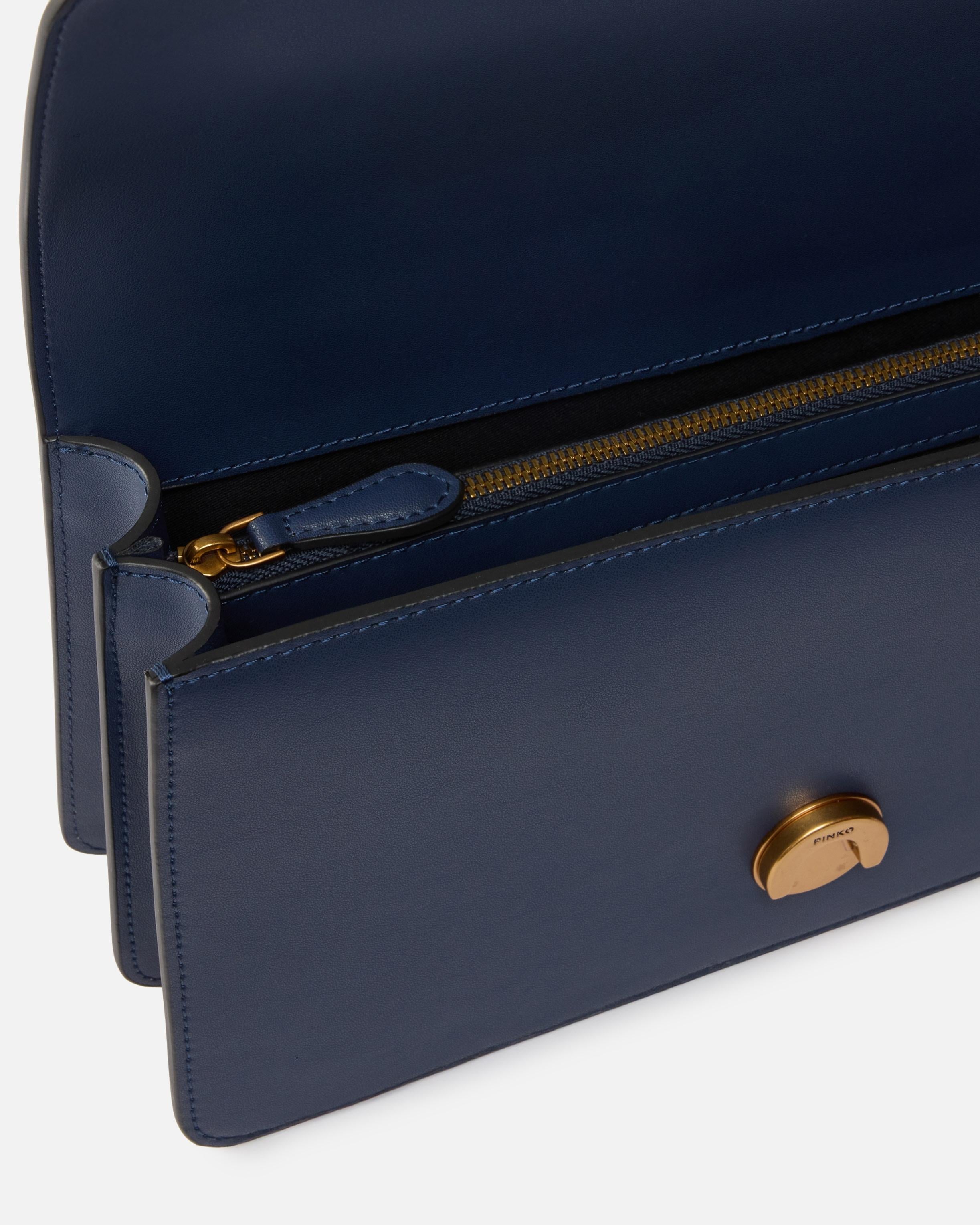 love one classic<BR/>Borsa a mano media Love Bag One in pelle<BR/><BR/> 105857A0F1 G08Q PINKO 