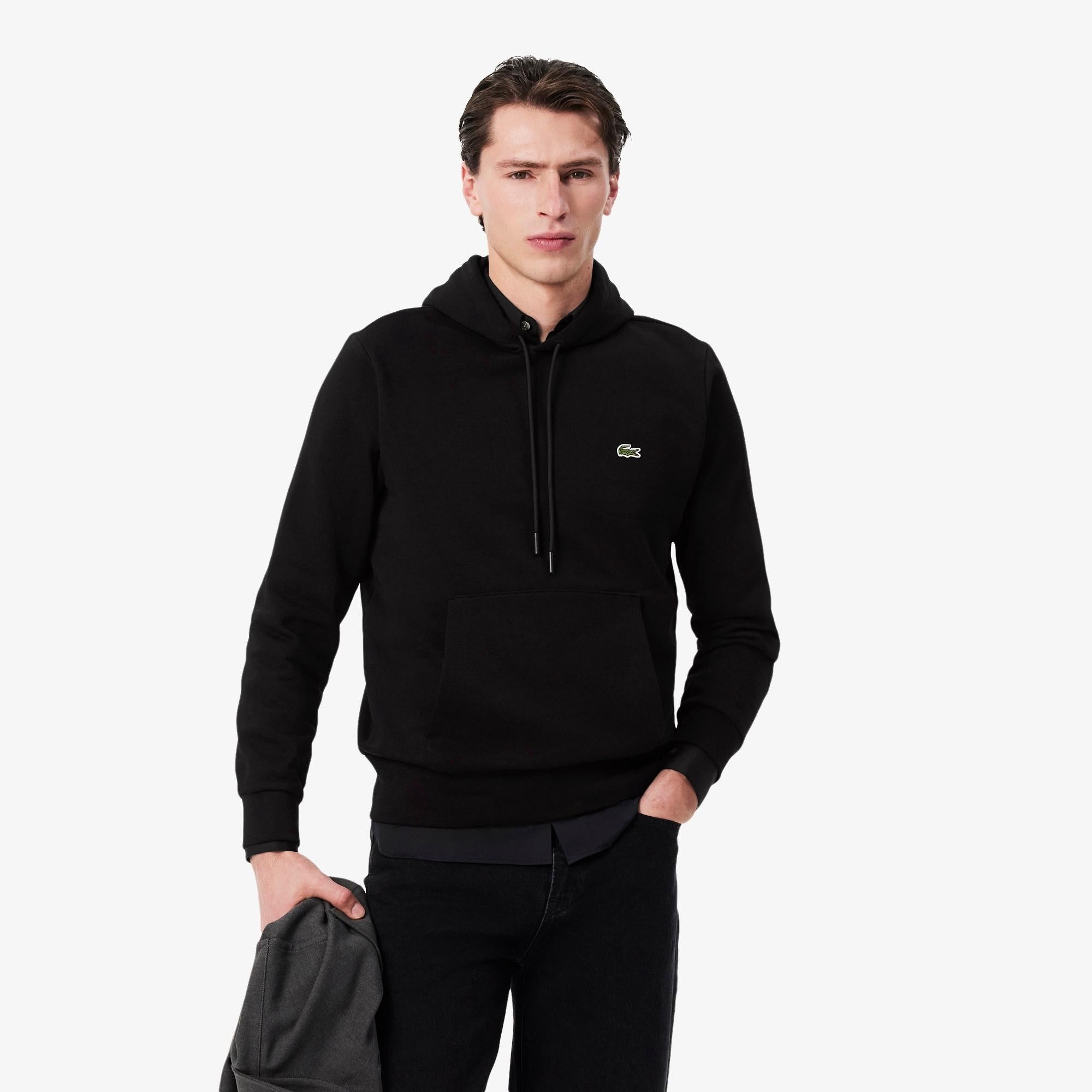 Felpa con cappuccio in misto cotone SH9623 031 LACOSTE 