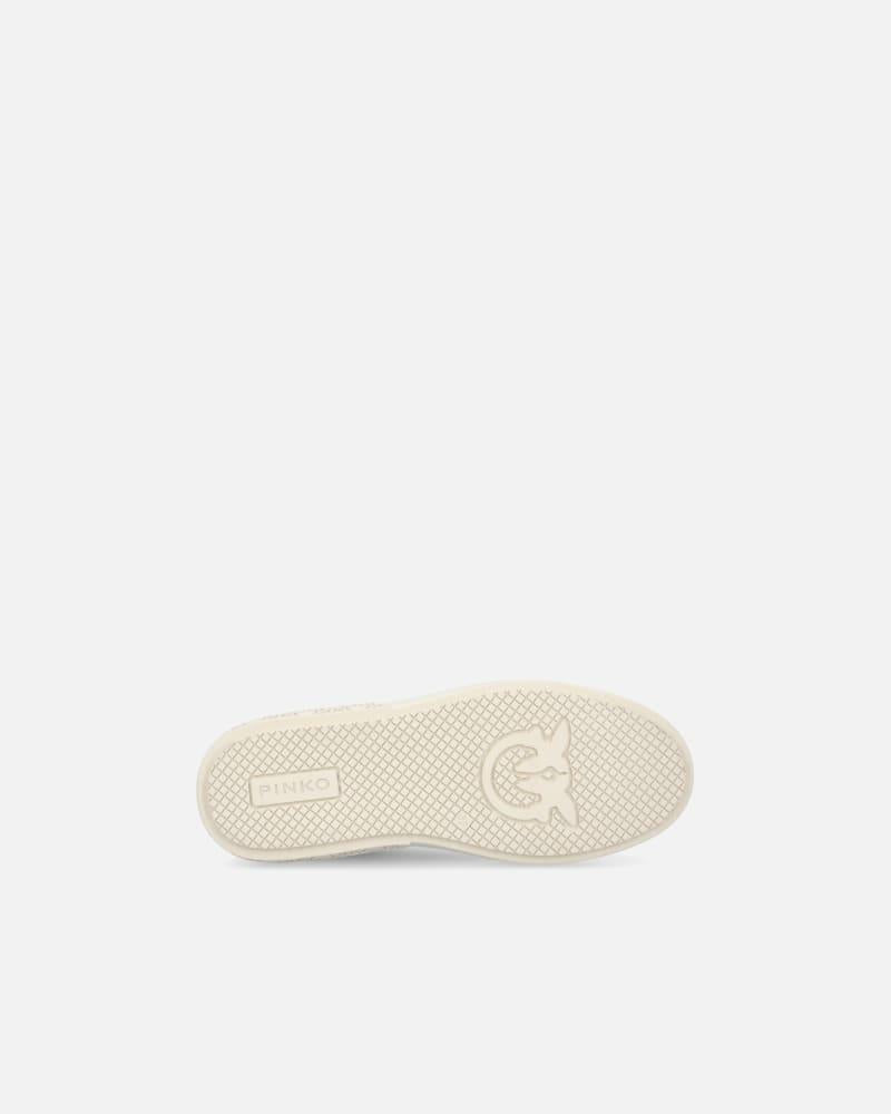 Sneakers flatform con suola alta e logo in metallo SS0003P014 ZI8 PINKO 