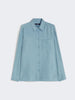 Camicia in seta lavata