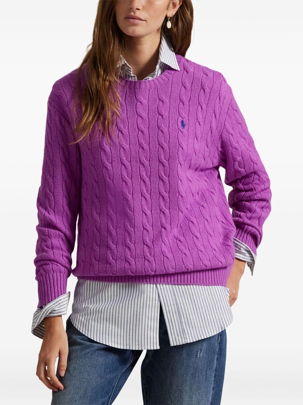 Maglia in misto lana a trecce 211972115 003 RALPH LAUREN 