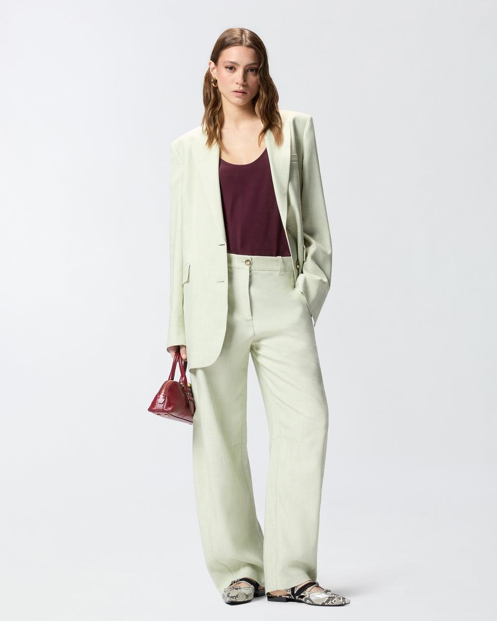 Pantaloni con cintura<BR/> 106492A2W6 S79 PINKO 