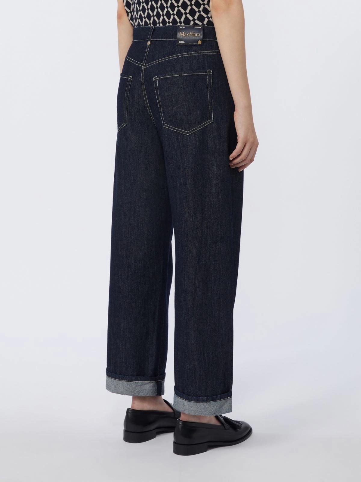 SMMCHIARA<BR/>Jeans in denim con risvolto SMMCHIARA 001 S MAX MARA 