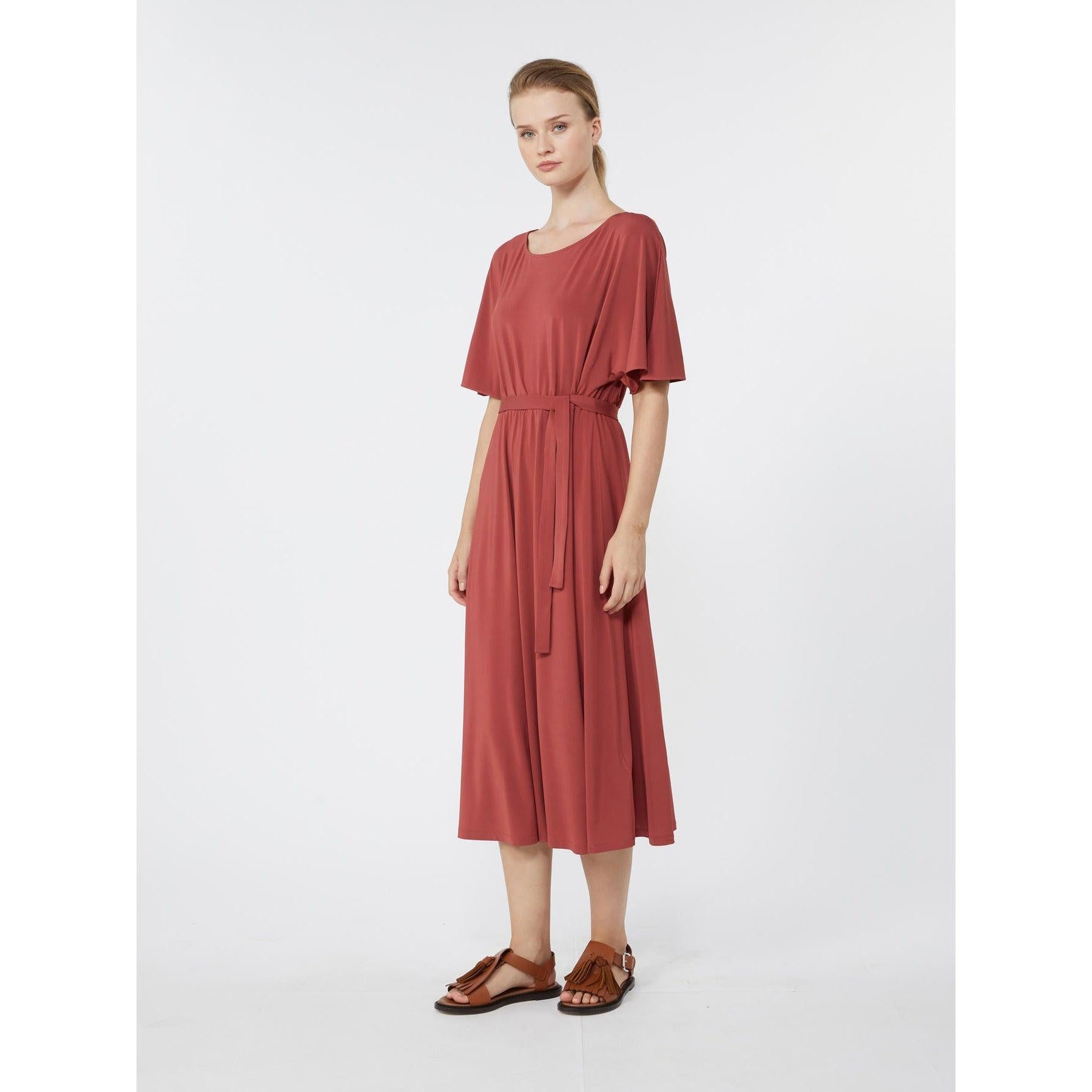 WKDDIVO<BR/>Abito lungo in crêpe di viscosa WKDDIVO 002 WEEKEND 