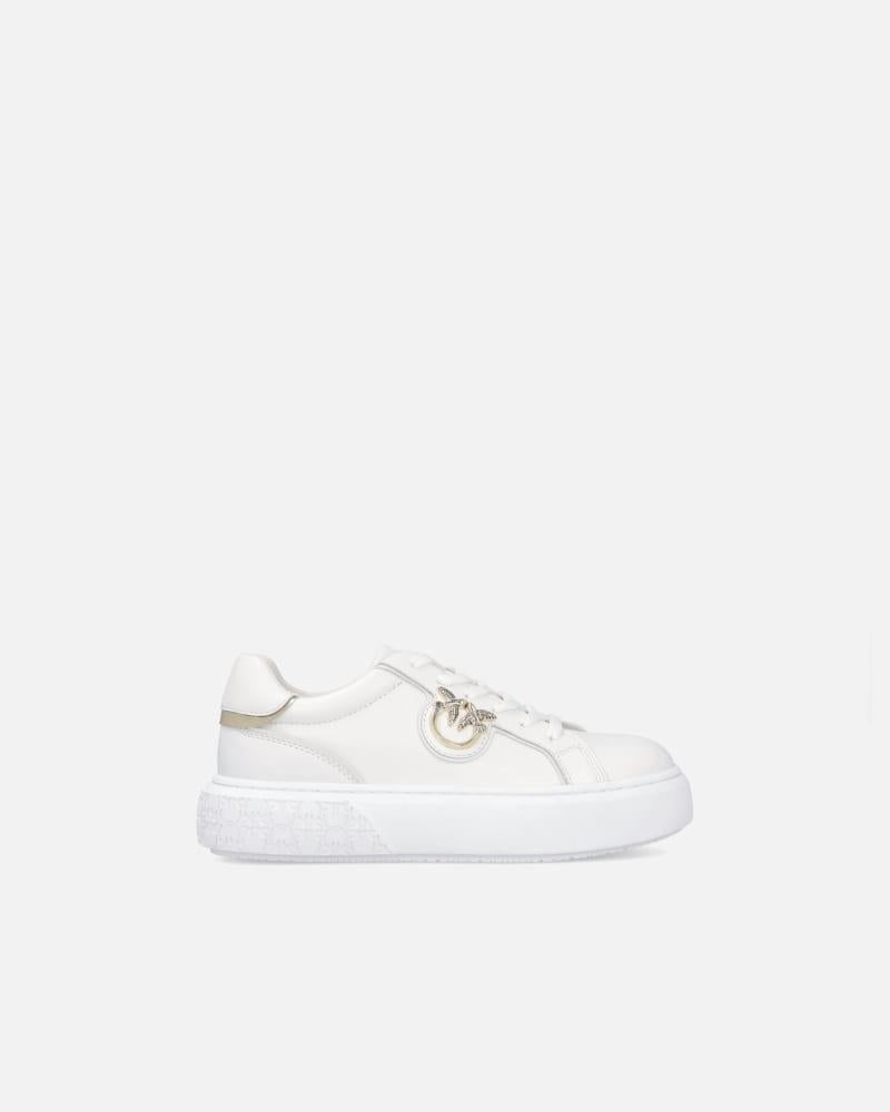 Sneakers flatform con suola alta e logo in metallo<BR/><BR/> SS0003P014 ZIA PINKO 