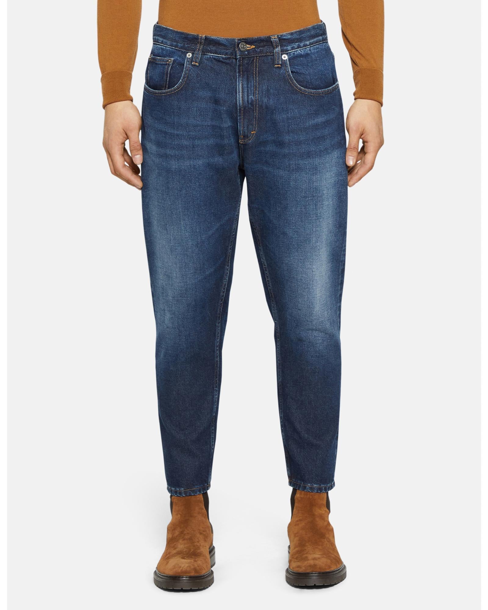 Jeans uomo Jago in cotone denim