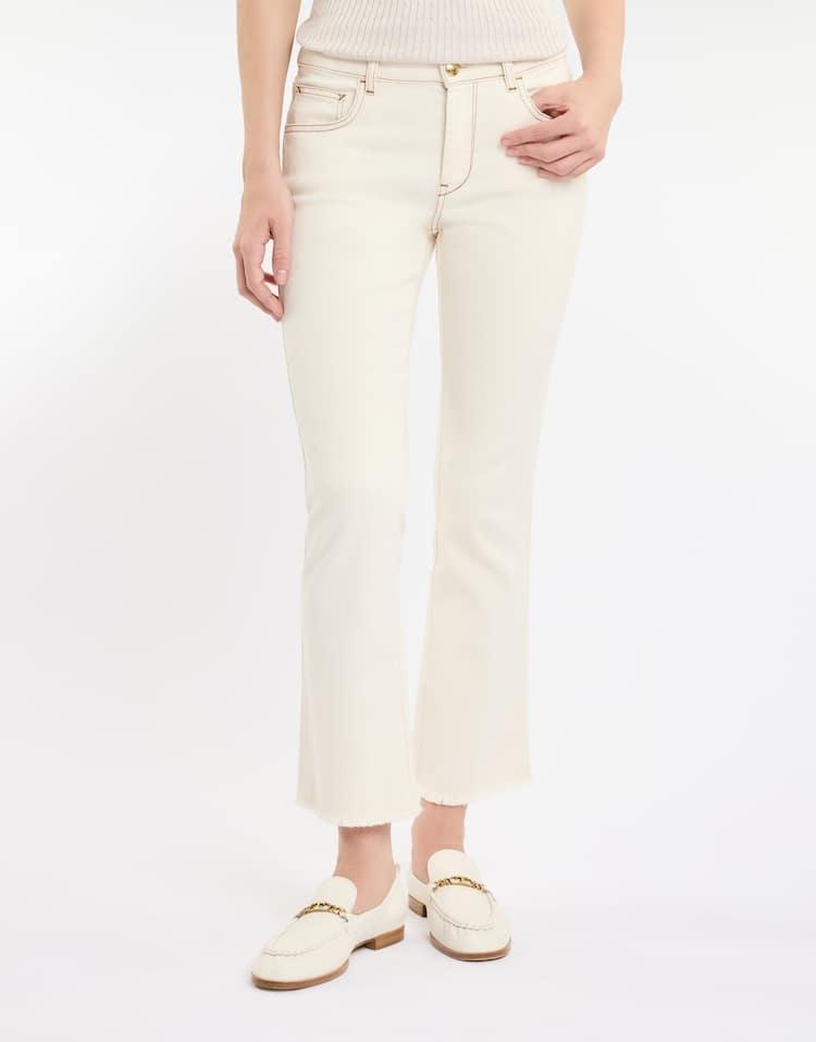 Pantaloni 5 Tasche donna in Denim NTW8650520LVTY B011 FAY 