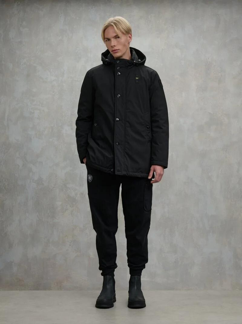 PARKA CON CAPPUCCIO REMOVIBILE CHESTER<BR/> BLUK03142 5480/999 BLAUER 