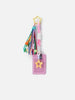 Funny charm con badge holder e dettagli colorati