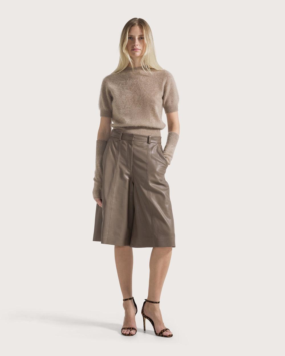 Maglia mezza manica in cashmere MT3894900356 055 SEVENTY 